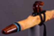 Yellow Cedar Burl Native American Flute, Minor, High D-5, #I49K